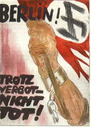 Постер 1928 года. Невзирая на запрет, мы не умерли