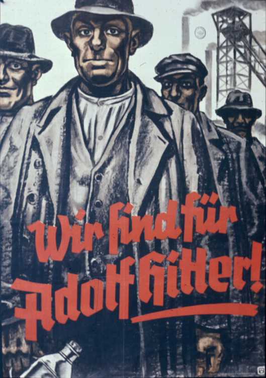 Президентские выборы 1932 года. Мы за Адольфа Гитлера