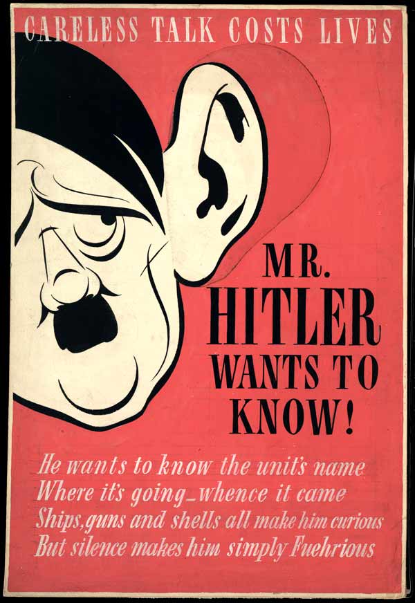 Мистер Гитлер желает знать. Этот плакат был популярен и за океаном