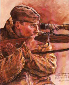 В. Херрман. Снайпер. 1943