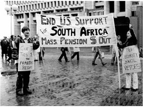 Прекратите американскую поддержку ЮАР