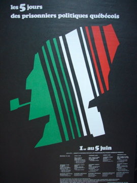 1970 г. Плакат в поддержку политзаключённых (т.е. сепаратистов)