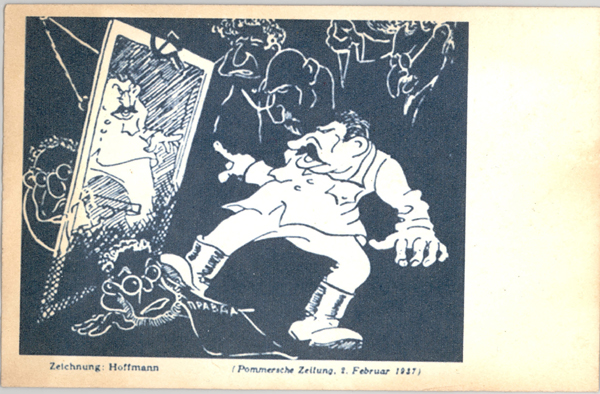 немецкая карикатура 1937 года.