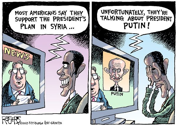 Большинство американцев говорят, что поддерживают президентский план по Сирии. К несчастью, они говорят о президенте Путине
