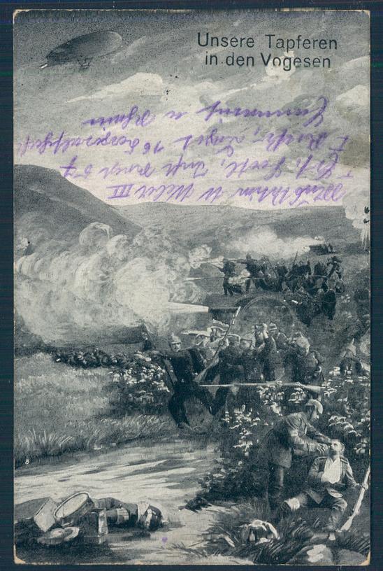Цеппелин над полем боя (1916)