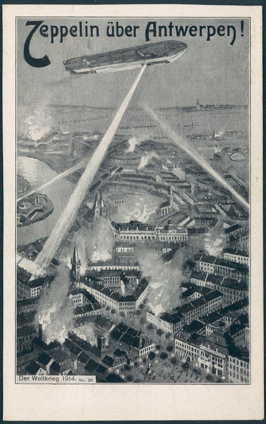 Цеппелин над Антверпеном (1914)