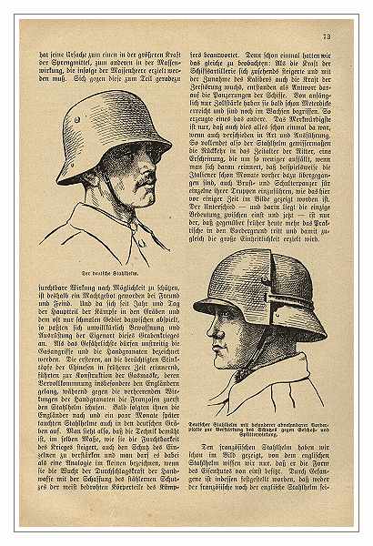 Подробный рассказ о новом шлеме образца 1916 года