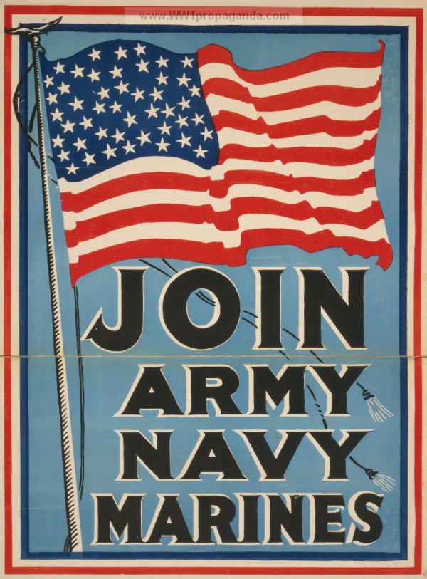 и еще один постер морской пехоты - строгий и лаконичный