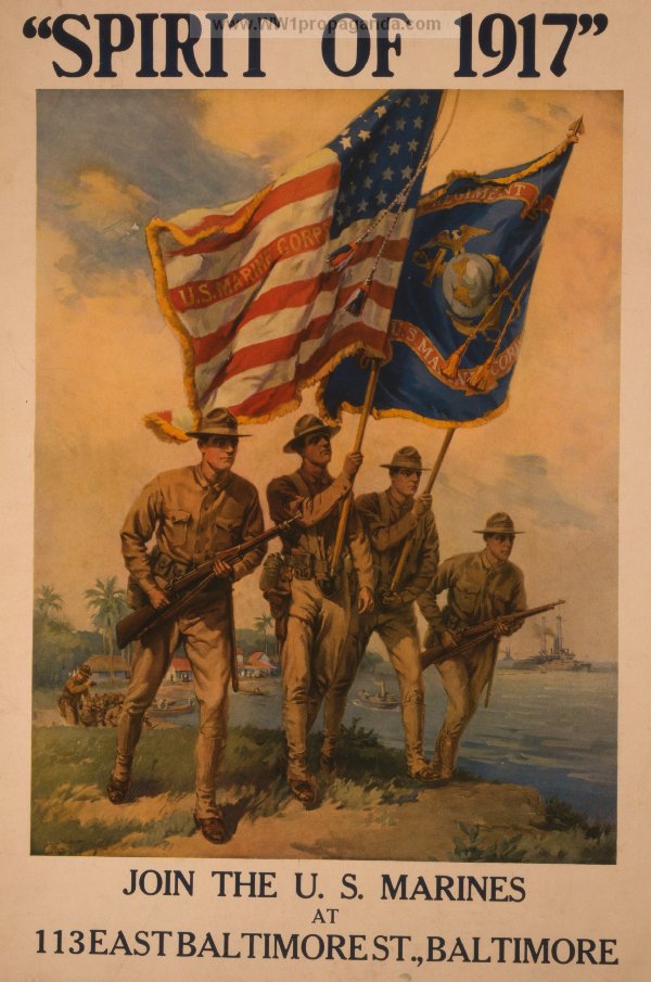 Дух 1917 года. Вступай в морскую пехоту США