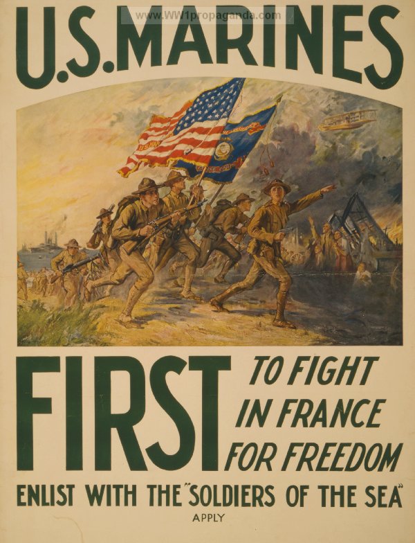 Морская пехота США. Первые в битве за свободу во Франции. Записывайся в солдаты моря