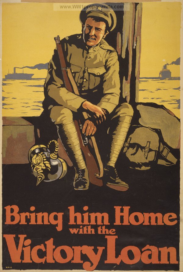 Покупая облигации военного займа, вы помогаете ему вернуться домой