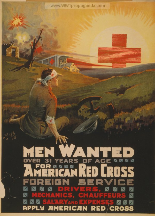 Красному Кресту нужны мужчины старше 31 года для службы за рубежом.