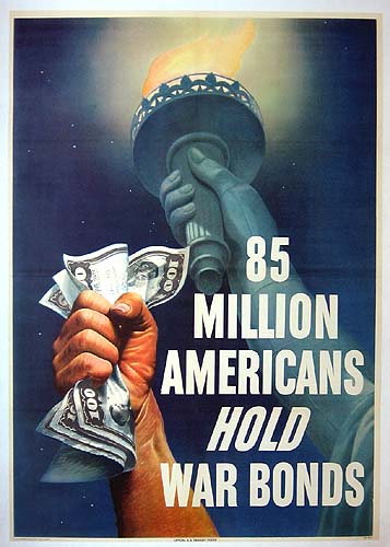 85 миллионов американцев стали держателями военных облигаций