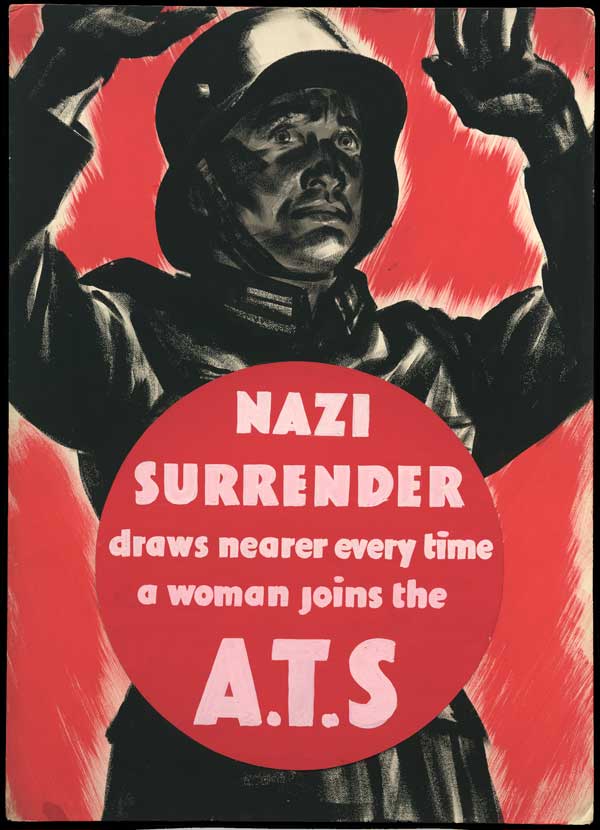 Нацисты сдаются каждый раз, когда женщина вступает во Вспомогательную Территориальную Службу