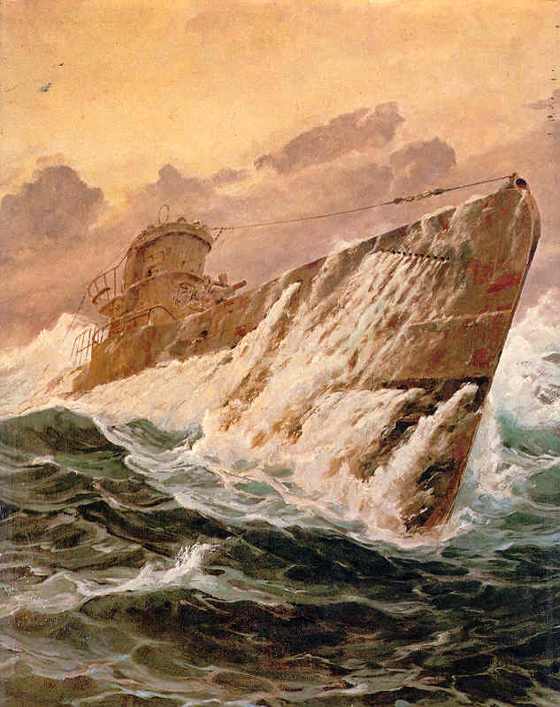 К. Берген. Подводная лодка U-003. 1941
