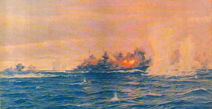 К. Берген. Линейный корабль Бисмарк. 1941
