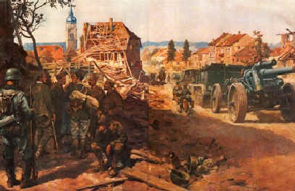 Э.фон Гендель-Мазетти. Артиллерия на фронте. 1942
