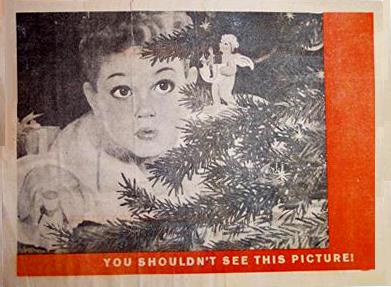 Ты не должен смотреть на эту картинку. Текст на обороте открытки объясняет, что не все дети увидят отцов на Рождество.