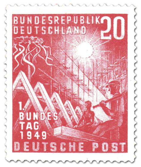 Начало Германского Бундестага. Выпускались с 1949 по 1950 год