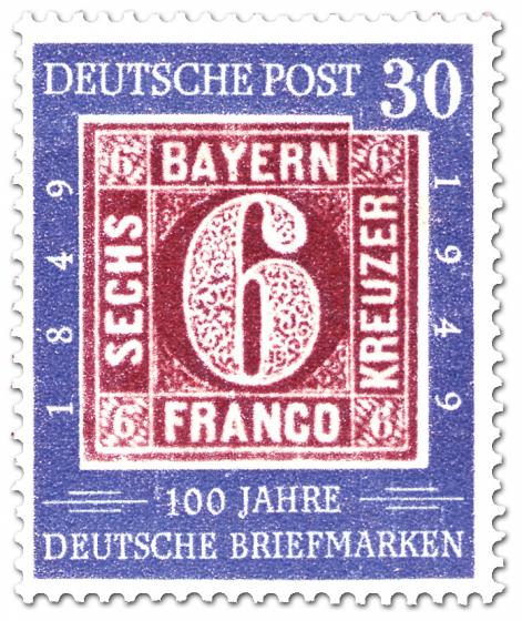 00 лет немецкой марки. Выпуск 1949-1950 годов
