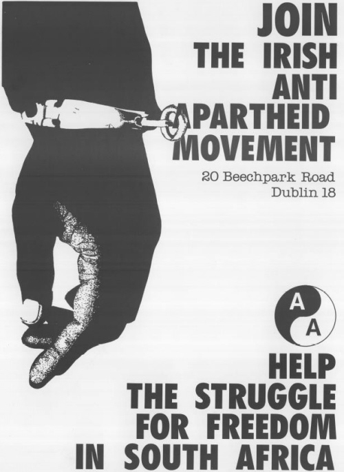 Ещё один ирландский плакат против апартеида