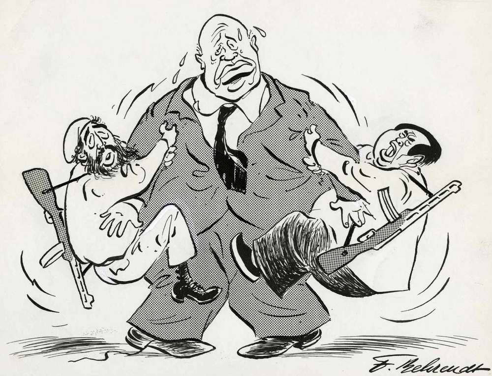 Хрущев со скованными руками (1962 год)