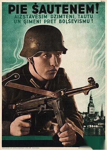 1943 год. «К оружию! Защитим Родину, народ и свои семьи от большевизма!».