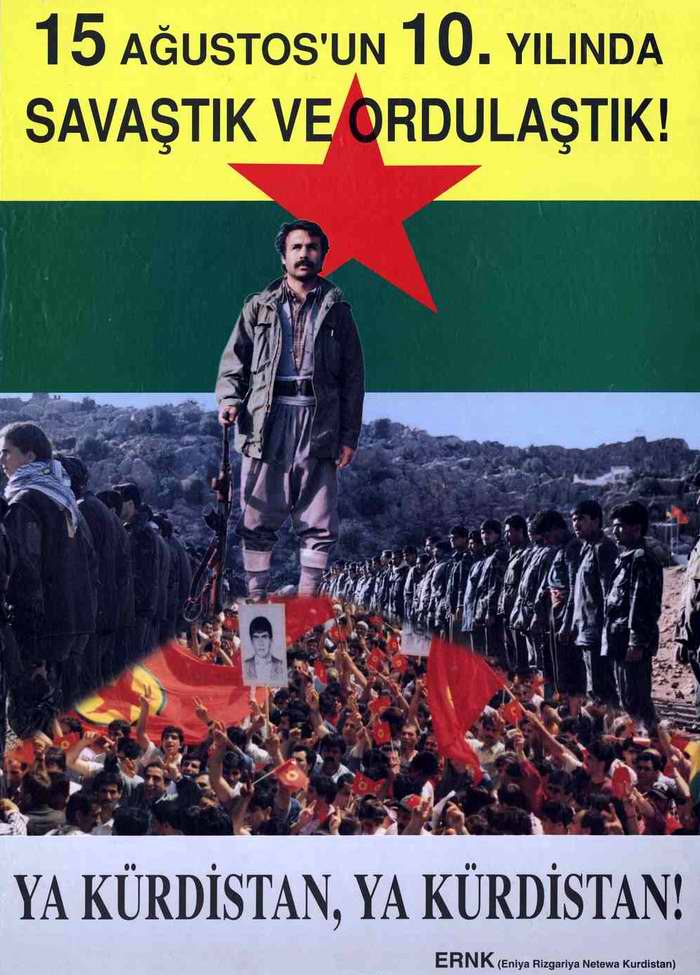 15 августа 1984 года - 10 лет с момента начала партизанской войны Рабочей партией Курдистана