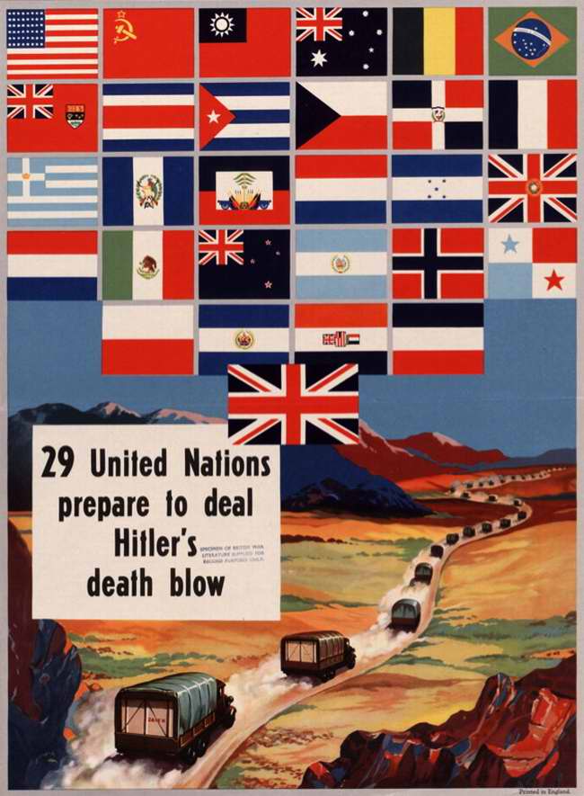 29 объединившихся наций готовятся нанести смертельный удар Гитлеру (Великобритания)